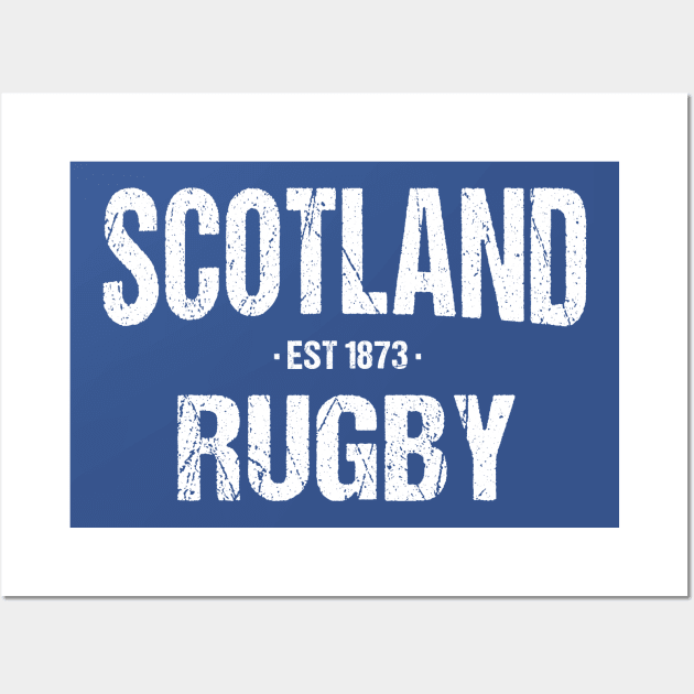 Scotland Rugby Union Wall Art by stariconsrugby